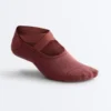 2 pary wyściełanych, niewidocznych skarpetek z mieszanki bawełny do jogi i pilatesu z krzyżującymi się paskami 2 pary wyściełanych, niewidocznych skarpetek z mieszanki bawełny do jogi i pilatesu z krzyżującymi się paskami