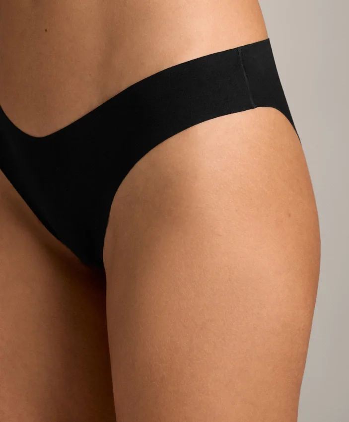 3 klasyczne majtki Bikini z mieszanki poliamidu z niewidocznym wycięciem w kształcie litery V 3 klasyczne majtki Bikini z mieszanki poliamidu z niewidocznym wycięciem w kształcie litery V