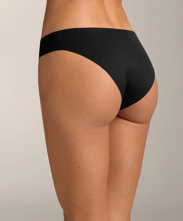 3 klasyczne majtki Bikini z mieszanki poliamidu z niewidocznym wycięciem w kształcie litery V 3 klasyczne majtki Bikini z mieszanki poliamidu z niewidocznym wycięciem w kształcie litery V