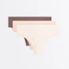 3 pary majtek typu hipster z mieszanki bawełny z logo 3 pary majtek typu hipster z mieszanki bawełny z logo