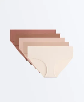 5 majtki typu hipster z niewidocznej mieszanki poliamidu Pantone™ 5 majtki typu hipster z niewidocznej mieszanki poliamidu Pantone™