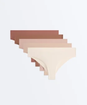 5 par niewidocznych brazylijskich majtek z mieszanki poliamidu Pantone™ 5 par niewidocznych brazylijskich majtek z mieszanki poliamidu Pantone™