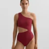 Asymetryczny Trikini z mini kratką Asymetryczny Trikini z mini kratką