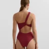 Asymetryczny Trikini z mini kratką Asymetryczny Trikini z mini kratką