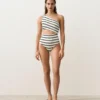 Asymetryczny Trikini z paskami w stylu szydełkowym Asymetryczny Trikini z paskami w stylu szydełkowym