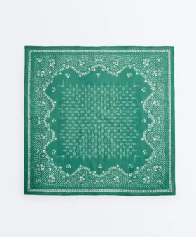 Bandana w kwiatowy wzór, 100% bawełna