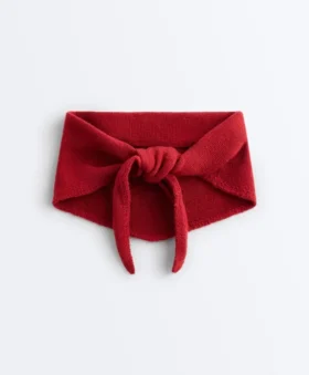 Bandana z dzianiny 90% wełna, 10% kaszmir