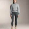 Bardzo wysokie, bezszwowe, wyjątkowo ciepłe legginsy z prążkowanym wykończeniem, sięgające do kostek, 70 cm Bardzo wysokie, bezszwowe, wyjątkowo ciepłe legginsy z prążkowanym wykończeniem, sięgające do kostek, 70 cm