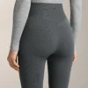 Bardzo wysokie, bezszwowe, wyjątkowo ciepłe legginsy z prążkowanym wykończeniem, sięgające do kostek, 70 cm Bardzo wysokie, bezszwowe, wyjątkowo ciepłe legginsy z prążkowanym wykończeniem, sięgające do kostek, 70 cm