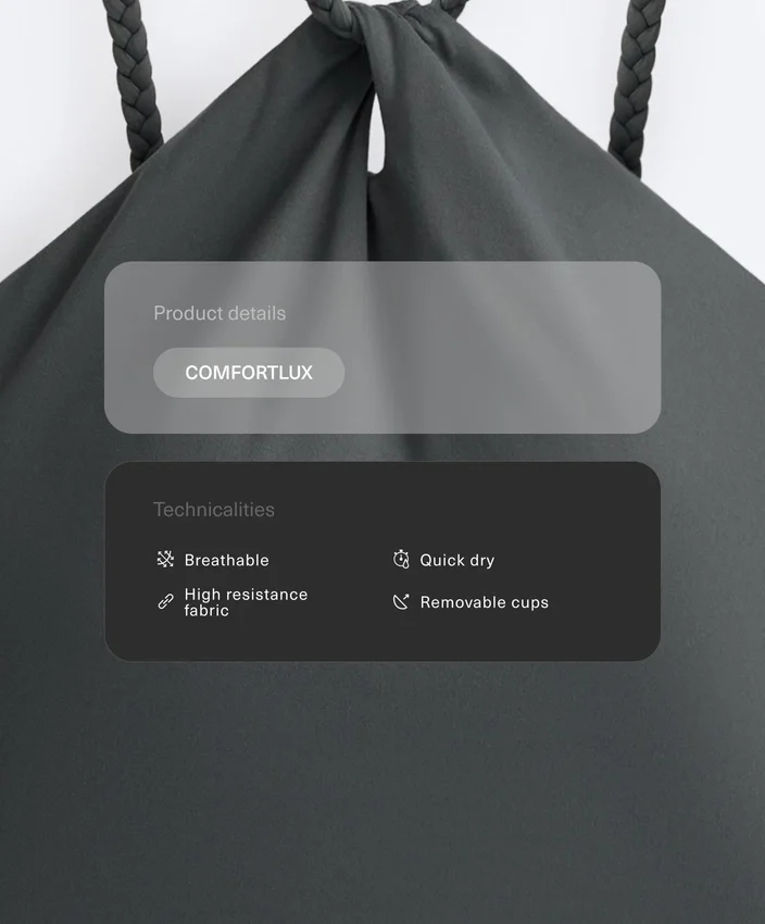 Bezrękawnik Comfortlux z plecionym dekoltem typu halter Bezrękawnik Comfortlux z plecionym dekoltem typu halter