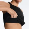Bezrękawnik Comfortlux z wiązaniem na szyi i wykończeniem typu hemstitch