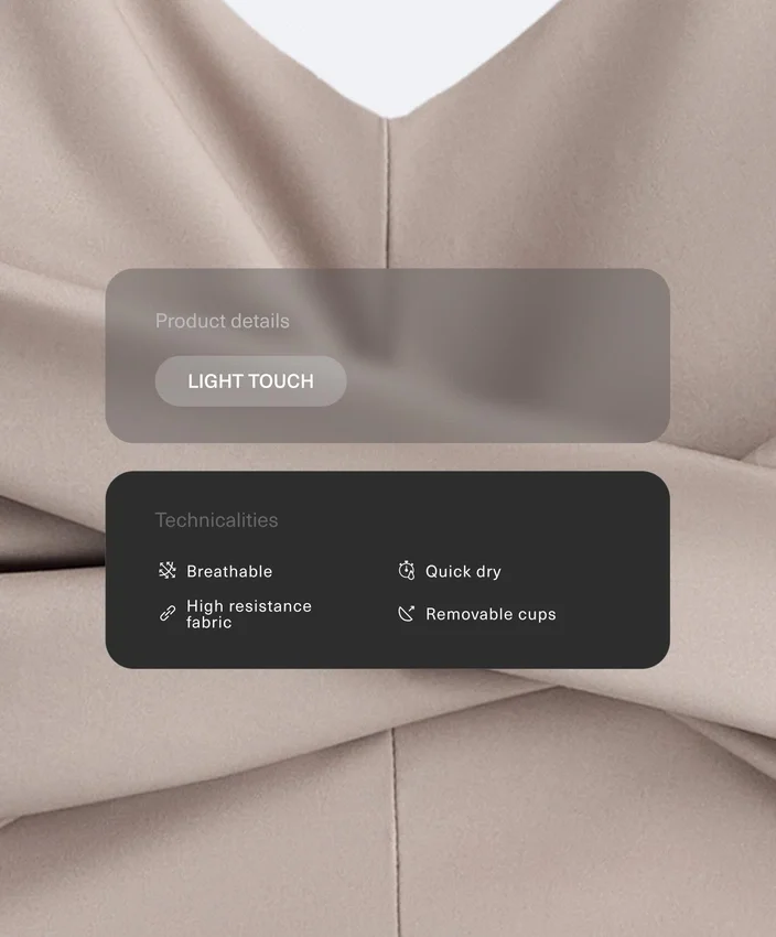 Bezrękawnik Light Touch z krzyżującymi się ramiączkami Bezrękawnik Light Touch z krzyżującymi się ramiączkami