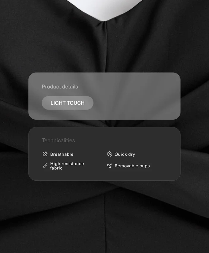 Bezrękawnik Light Touch z krzyżującymi się ramiączkami Bezrękawnik Light Touch z krzyżującymi się ramiączkami