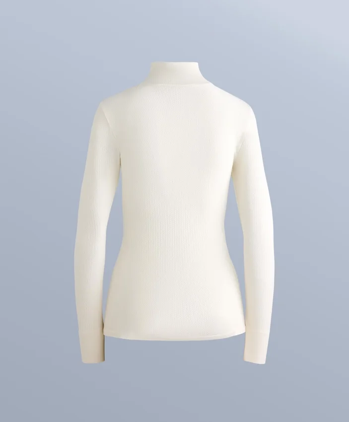 Bezszwowy T-shirt z wełny merynosowej Bezszwowy T-shirt z wełny merynosowej