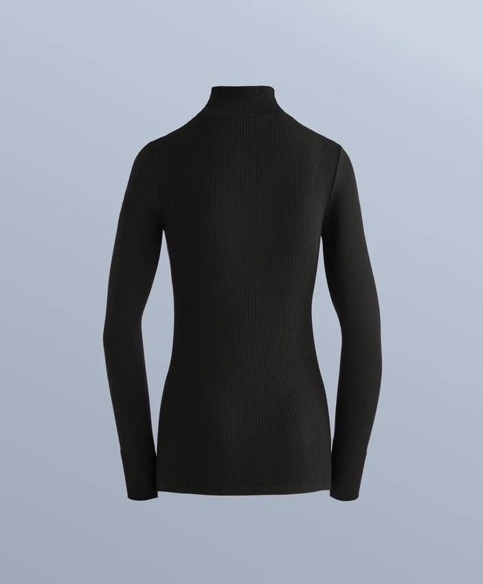 Bezszwowy T-shirt z wełny merynosowej Bezszwowy T-shirt z wełny merynosowej