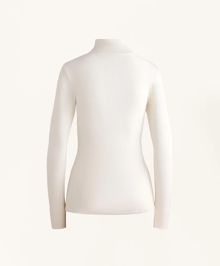 Bezszwowy T-shirt z wełny merynosowej Bezszwowy T-shirt z wełny merynosowej