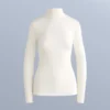 Bezszwowy T-shirt z wełny merynosowej Bezszwowy T-shirt z wełny merynosowej