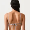 Bikini trójkątne w teksturowane paski Bikini trójkątne w teksturowane paski