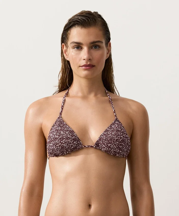Bikini trójkątne z marszczeniem Bikini trójkątne z marszczeniem
