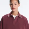 Bluza polo z mieszanki bawełny z szerokimi rękawami Bluza polo z mieszanki bawełny z szerokimi rękawami
