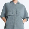 Bluza Soft Touch z prążkowanego materiału z zamkiem błyskawicznym i miękkim w dotyku modalu Bluza Soft Touch z prążkowanego materiału z zamkiem błyskawicznym i miękkim w dotyku modalu