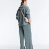 Bluza Soft Touch z prążkowanego materiału z zamkiem błyskawicznym i miękkim w dotyku modalu Bluza Soft Touch z prążkowanego materiału z zamkiem błyskawicznym i miękkim w dotyku modalu