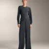 Bluza z asymetrycznymi paskami z modalu Bluza z asymetrycznymi paskami z modalu