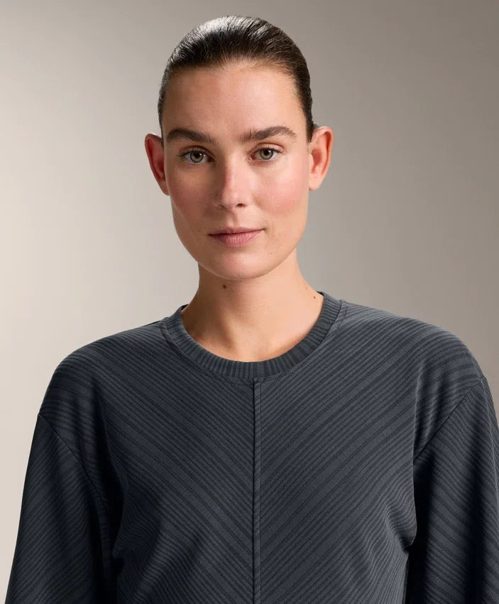Bluza z asymetrycznymi paskami z modalu Bluza z asymetrycznymi paskami z modalu