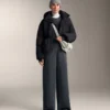 Bluza z asymetrycznymi paskami z modalu Bluza z asymetrycznymi paskami z modalu