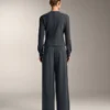 Bluza z asymetrycznymi paskami z modalu Bluza z asymetrycznymi paskami z modalu