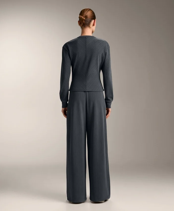 Bluza z asymetrycznymi paskami z modalu Bluza z asymetrycznymi paskami z modalu