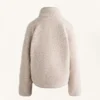 Bluza z imitacji kożuchu z przednią kieszenią Bluza z imitacji kożuchu z przednią kieszenią