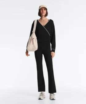 Bluza z kontrastową lamówką i modalem Bluza z kontrastową lamówką i modalem