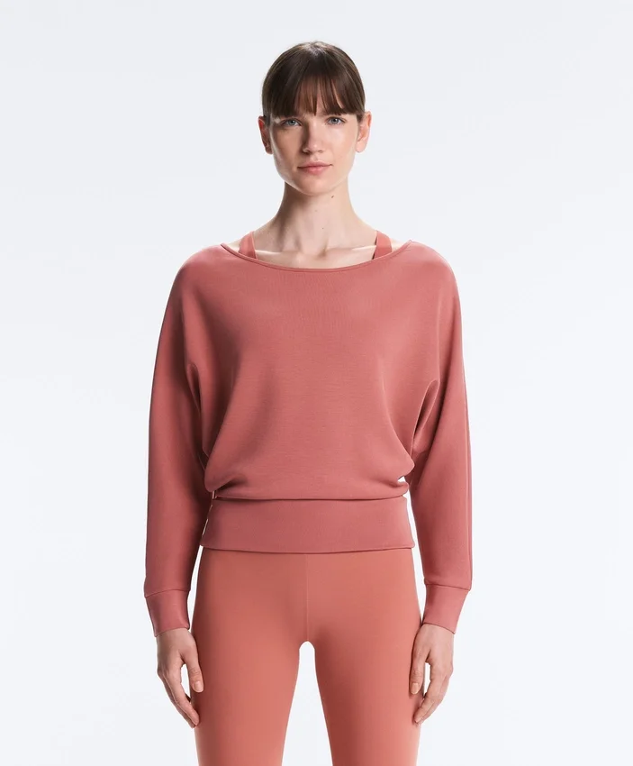 Bluza z modalu Soft Touch z dekoltem w łódkę Bluza z modalu Soft Touch z dekoltem w łódkę