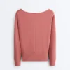 Bluza z modalu Soft Touch z dekoltem w łódkę Bluza z modalu Soft Touch z dekoltem w łódkę