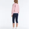 Bluza z pikowanego materiału z wysokim kołnierzem i zamkiem błyskawicznym, z dodatkiem bawełny Bluza z pikowanego materiału z wysokim kołnierzem i zamkiem błyskawicznym, z dodatkiem bawełny
