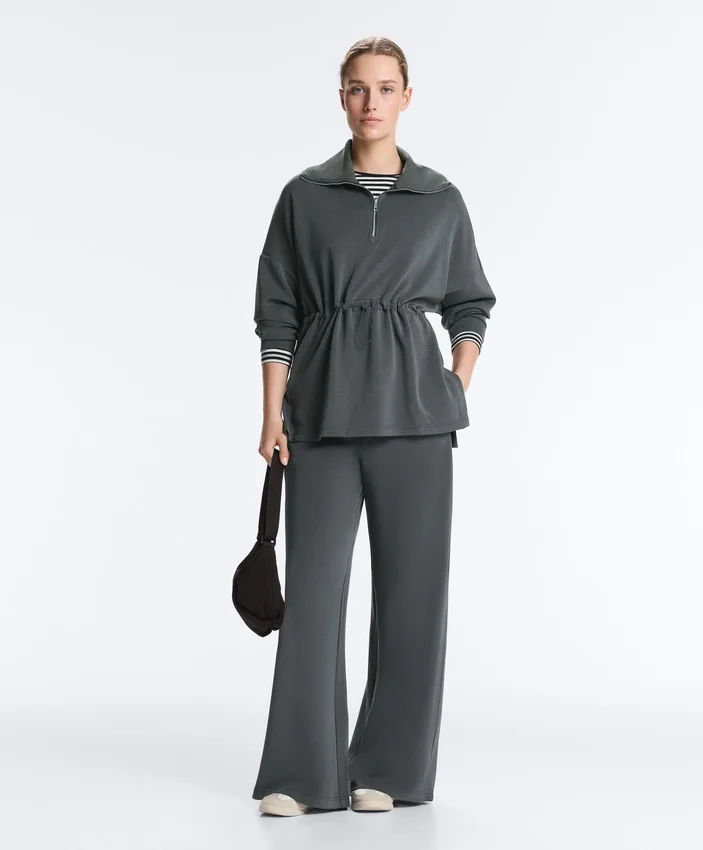 Bluza z półsuwakiem z Soft Touch modalu Bluza z półsuwakiem z Soft Touch modalu