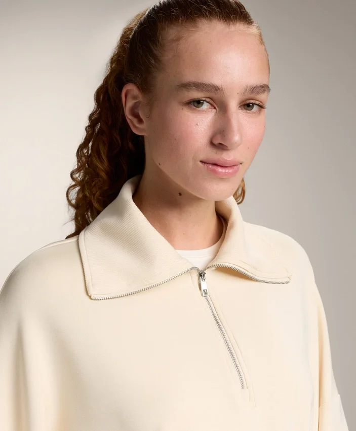 Bluza z półsuwakiem z Soft Touch modalu Bluza z półsuwakiem z Soft Touch modalu