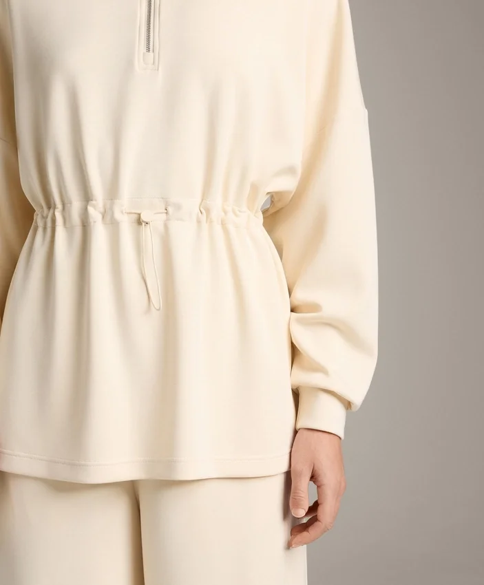 Bluza z półsuwakiem z Soft Touch modalu Bluza z półsuwakiem z Soft Touch modalu