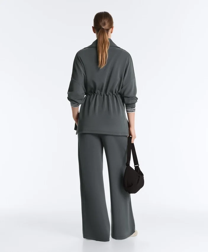 Bluza z półsuwakiem z Soft Touch modalu Bluza z półsuwakiem z Soft Touch modalu