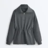 Bluza z półsuwakiem z Soft Touch modalu Bluza z półsuwakiem z Soft Touch modalu