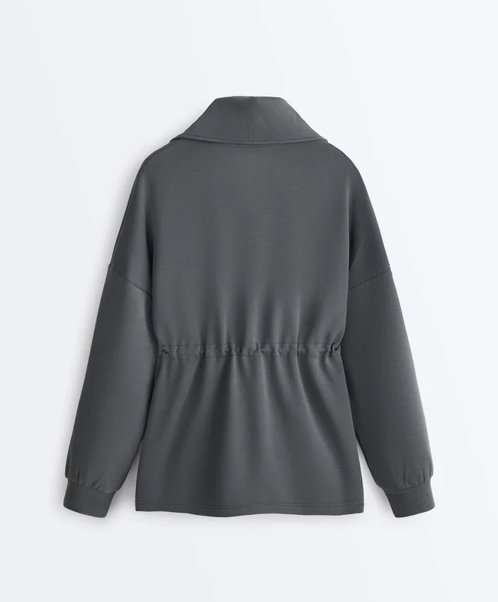 Bluza z półsuwakiem z Soft Touch modalu Bluza z półsuwakiem z Soft Touch modalu