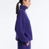 Bluza z półsuwakiem z szczotkowanego modalu Bluza z półsuwakiem z szczotkowanego modalu