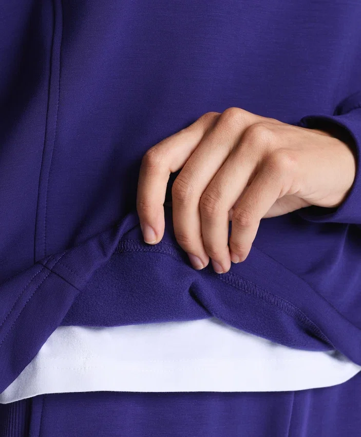 Bluza z półsuwakiem z szczotkowanego modalu Bluza z półsuwakiem z szczotkowanego modalu