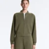 Bomber z paskami z Soft Touch modalu Bomber z paskami z Soft Touch modalu