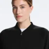Bomber z paskami z Soft Touch modalu Bomber z paskami z Soft Touch modalu