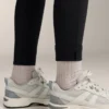 Ciepłe legginsy ciążowe o długości do kostek, szerokość nogawki 70 cm