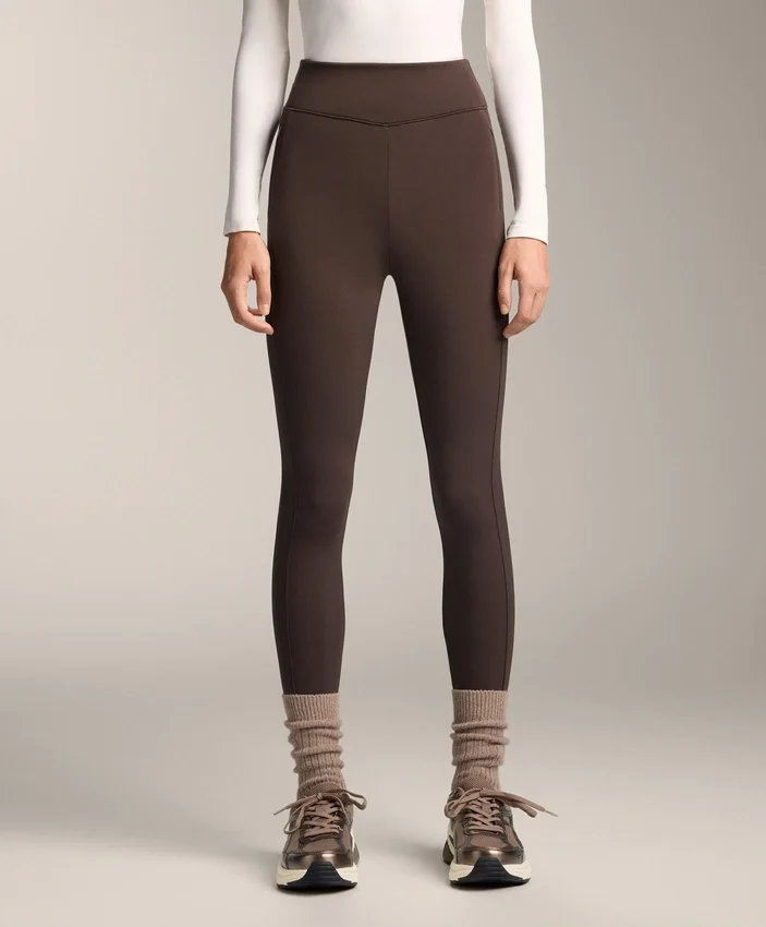 Ciepłe legginsy z wysokim stanem, sięgające do kostek, z kieszeniami, 70 cm Ciepłe legginsy z wysokim stanem, sięgające do kostek, z kieszeniami, 70 cm