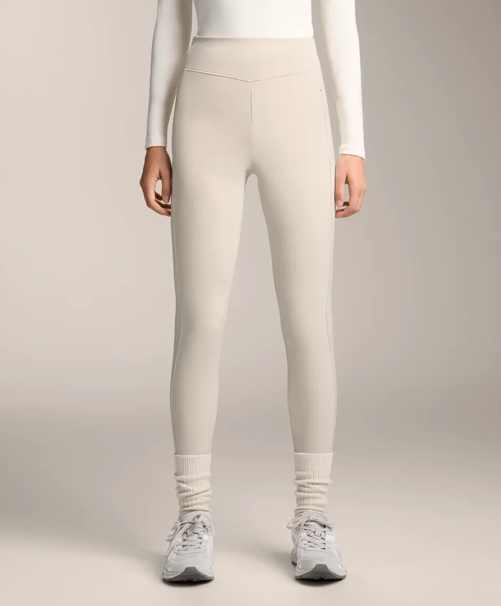 Ciepłe legginsy z wysokim stanem, sięgające do kostek, z kieszeniami, 70 cm Ciepłe legginsy z wysokim stanem, sięgające do kostek, z kieszeniami, 70 cm