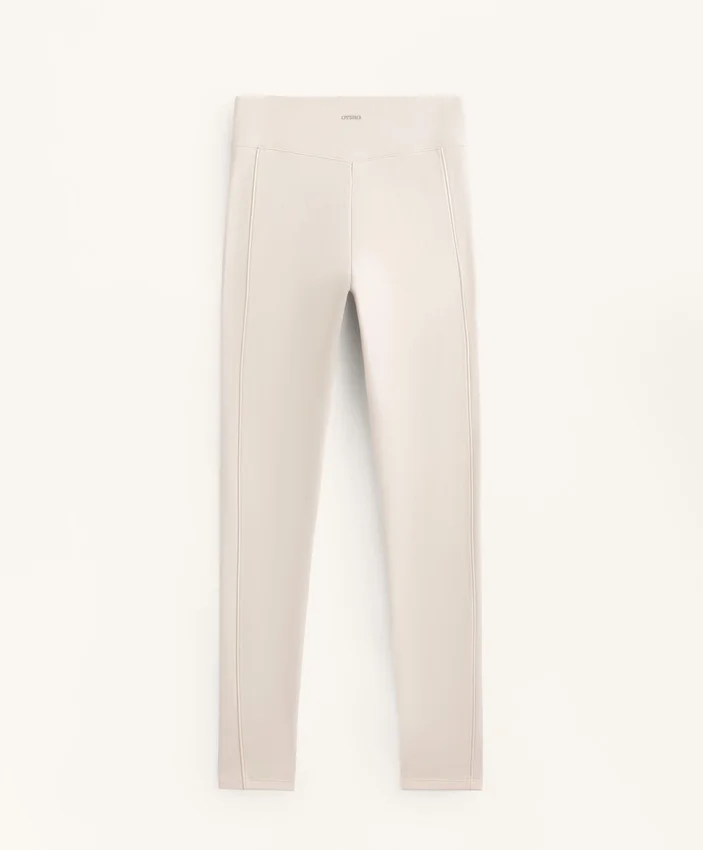 Ciepłe legginsy z wysokim stanem, sięgające do kostek, z kieszeniami, 70 cm Ciepłe legginsy z wysokim stanem, sięgające do kostek, z kieszeniami, 70 cm
